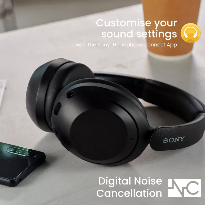 Sony WH-XB910N - Must, Juhtmevaba, Kõned/Muusika, 7–25000 Hz, 252 g, Kõrvaklapid, Must