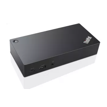 Lenovo ThinkPad USB-C juhtmega USB 3.2 Gen 1 USB-C must Ethernet 90W
