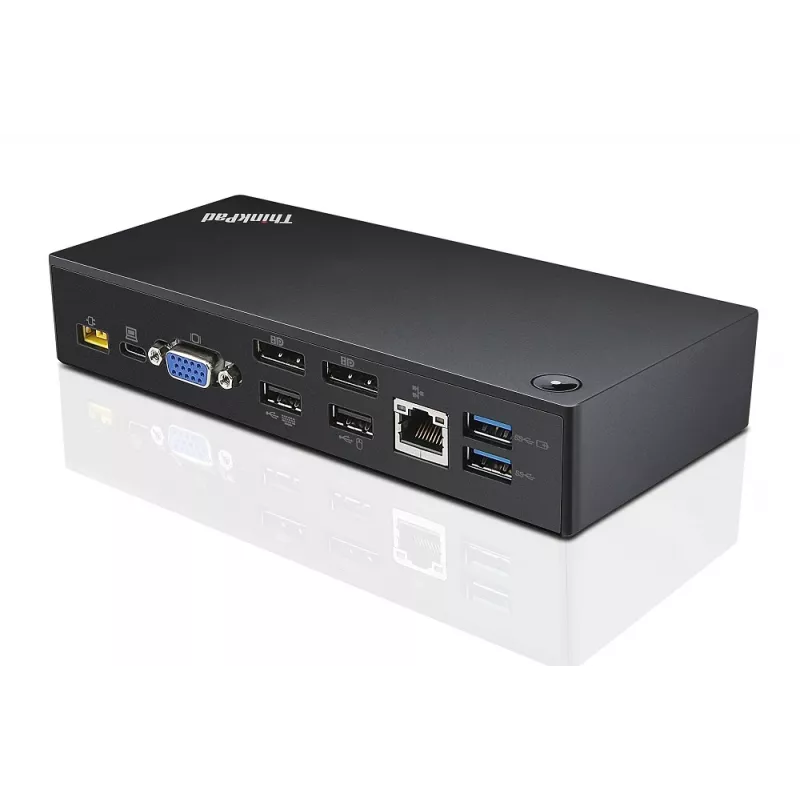 Lenovo ThinkPad USB-C juhtmega USB 3.2 Gen 1 USB-C must Ethernet 90W