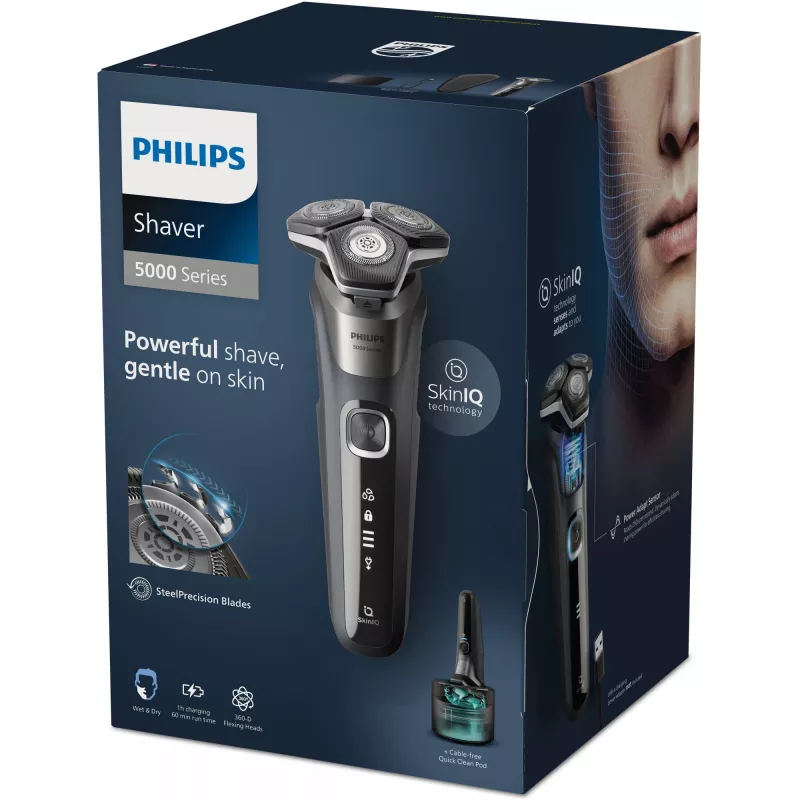 Elektriline pardel Philips SHAVER Series 5000 S5887/50 märg ja kuiv SteelPrecision teradega