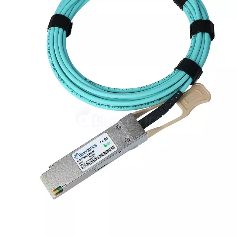 Fiiberoptiline InfiniBand-kaabel BlueOptics MFS1S00-V010E-BO QSFP56–QSFP56, 10 m, oranž, isane–isane