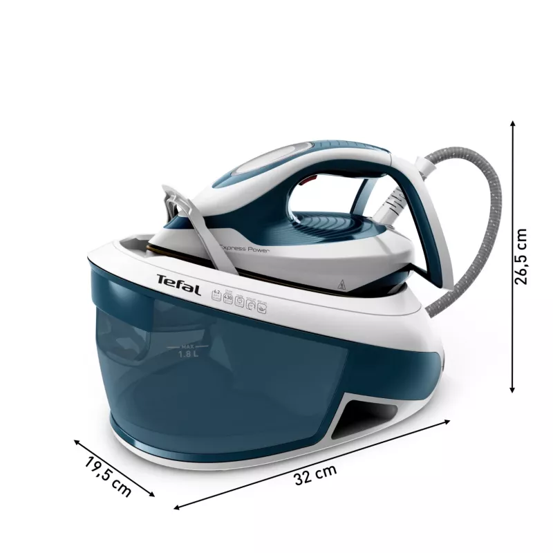 Tefal Express Power SV8111 1.8 L Durilium AirGlide Autoclean tallaplaat sinine, valge