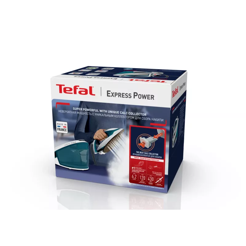Tefal Express Power SV8111 1.8 L Durilium AirGlide Autoclean tallaplaat sinine, valge