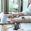 j5create JUR261 USB™ nutikaardi / CAC lugeja alus, USB Type-A/USB USB-C, must, 95 g