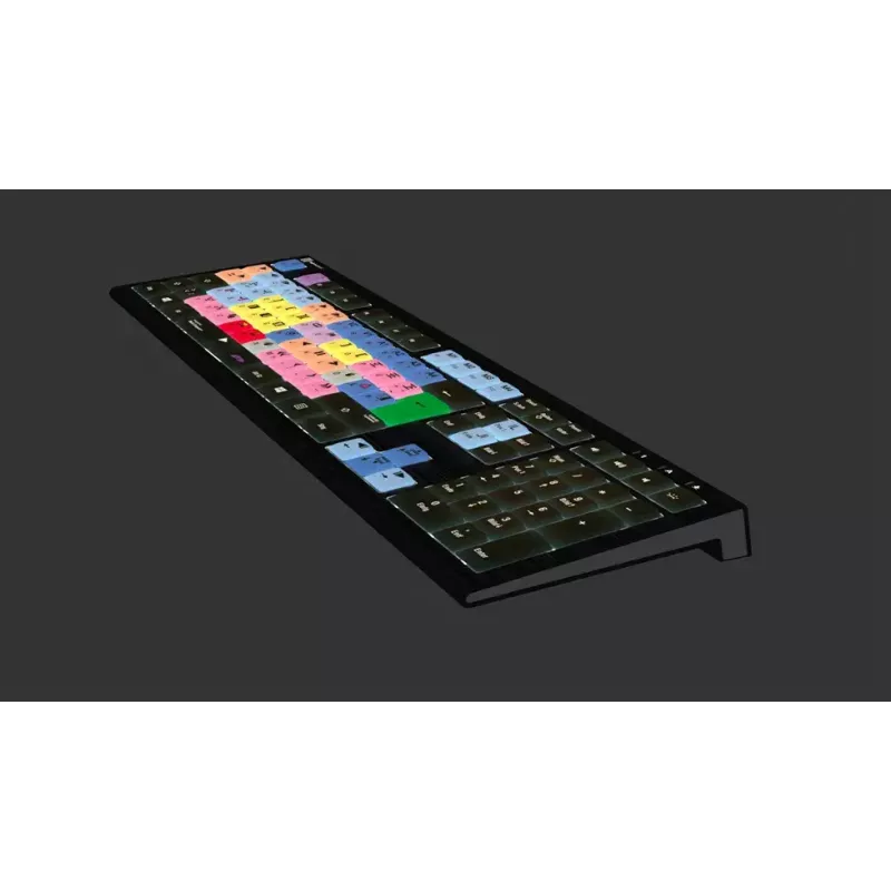 Logickeyboard Avid Media Composer ASTRA 2 taustvalgustusega klaviatuur sülearvutile Saksa (LKB-MCOM4-A2PC-DE)