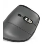 BakkerElkhuizen FastForward Pro hiir, paremakäeline, vertikaalne disain, optiline, RF juhtmevaba + Bluetooth + USB USB-C, 5000 DPI, must, hall