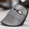 BakkerElkhuizen FastForward Pro hiir, paremakäeline, vertikaalne disain, optiline, RF juhtmevaba + Bluetooth + USB USB-C, 5000 DPI, must, hall