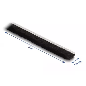 DeLOCK harjariba isekleepuv 15 mm pikkus 5 m must