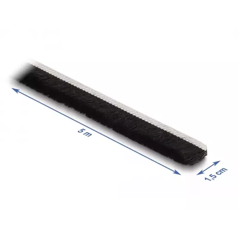 DeLOCK harjariba isekleepuv 15 mm pikkus 5 m must