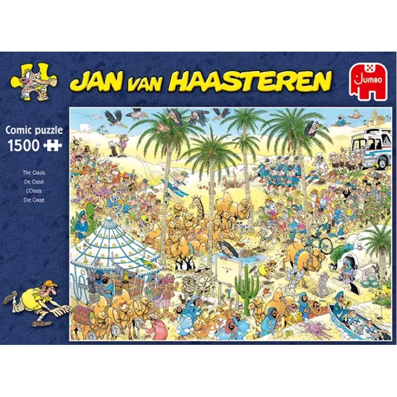 Jumbo pusle Jan van Haasteren Oaas — 1500 tükki, 900×600 mm