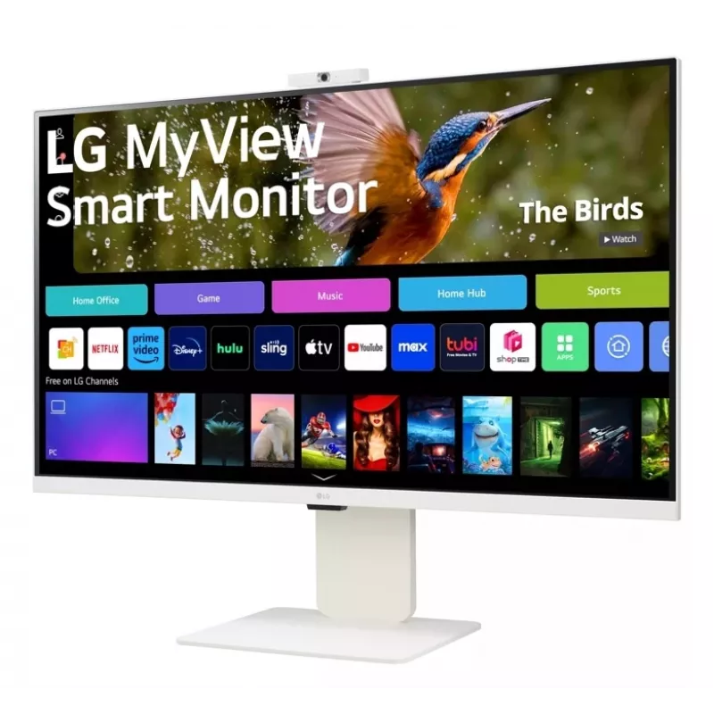 LG MyView Smart arvutimonitor 80 cm (31,5 tolli) 3840 x 2160 pikslit 4K Ultra HD LCD Valge