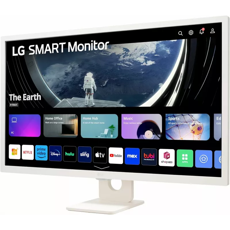 LG 32SR50F-W arvutimonitor 80 cm (31.5 inch) 1920 x 1080 pikslit Full HD LED valge