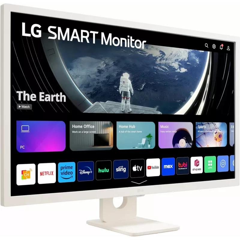 LG 32SR50F-W arvutimonitor 80 cm (31.5 inch) 1920 x 1080 pikslit Full HD LED valge