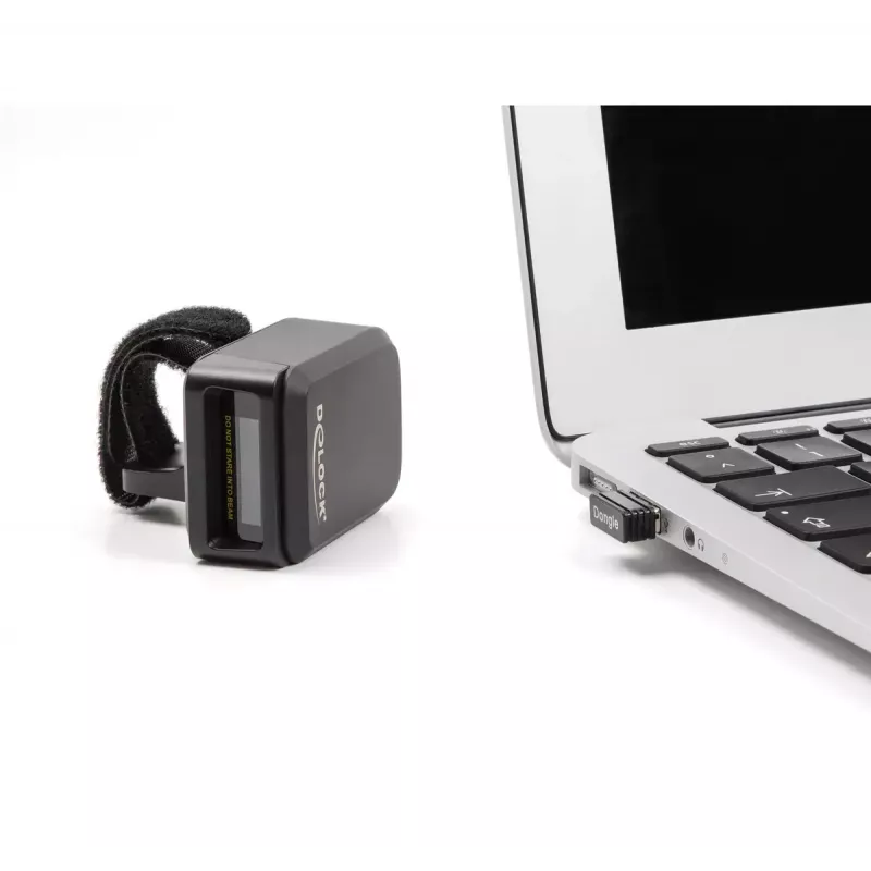 Kantav vöötkoodiskänner DeLOCK 90607 1D 2D juhtmevaba Bluetooth
