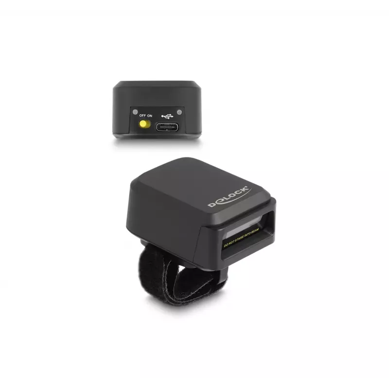 Kantav vöötkoodiskanner DeLOCK 90610 1D 2D juhtmevaba Bluetooth