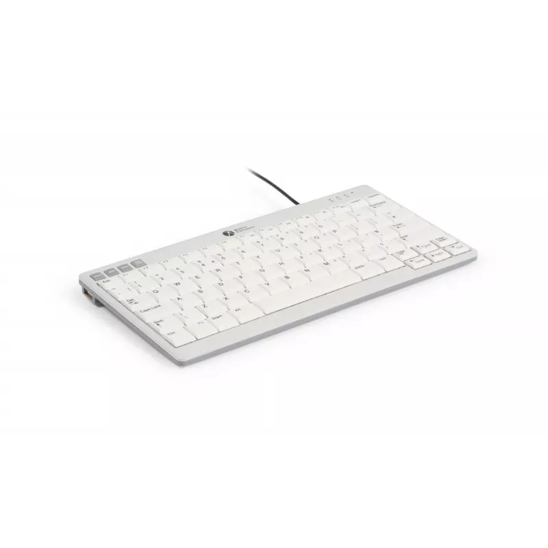 BakkerElkhuizen UltraBoard 950 V2 DE Qwertz, juhtmega, USB, lülitiga klahvid, QWERTZ, tumehall, helehall