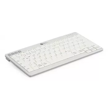BakkerElkhuizen UltraBoard 950 V2 Wireless DE Qwertz, Tenkeyless (80 - 87%), Juhtmega ja juhtmeta, USB + Bluetooth, Käärkärlüliti, QWERTZ, Tumehall, Helehall