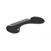 BakkerElkhuizen ErgoSlider+ Alatoe Asümmeetriline, Must, Tumehall, Kollane, Puitlaastplaat, Plastik, Polüuretaan (PU), Teras, Klambrikinnitus, Taiwan, 310 mm, 665 mm