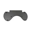 BakkerElkhuizen ErgoSlider+ Alatoe Asümmeetriline, Must, Tumehall, Kollane, Puitlaastplaat, Plastik, Polüuretaan (PU), Teras, Klambrikinnitus, Taiwan, 310 mm, 665 mm