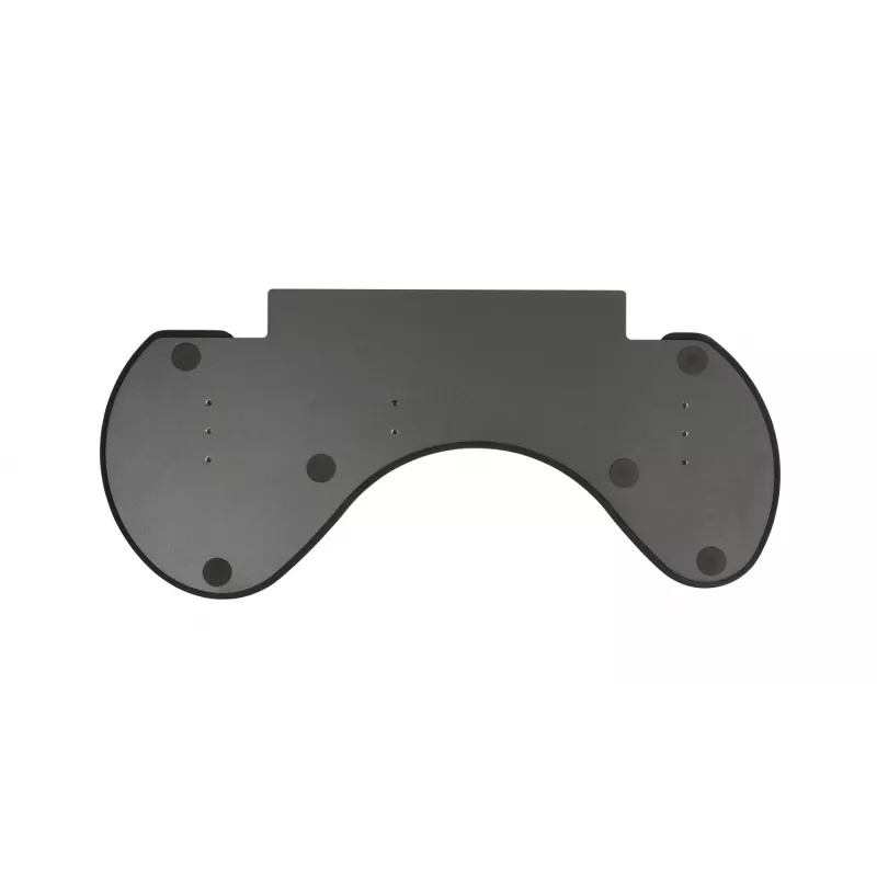 BakkerElkhuizen ErgoSlider+ Alatoe Asümmeetriline, Must, Tumehall, Kollane, Puitlaastplaat, Plastik, Polüuretaan (PU), Teras, Klambrikinnitus, Taiwan, 310 mm, 665 mm