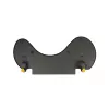 BakkerElkhuizen ErgoSlider+ Alatoe Asümmeetriline, Must, Tumehall, Kollane, Puitlaastplaat, Plastik, Polüuretaan (PU), Teras, Klambrikinnitus, Taiwan, 310 mm, 665 mm