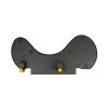 BakkerElkhuizen ErgoSlider+ Alatoe Asümmeetriline, Must, Tumehall, Kollane, Puitlaastplaat, Plastik, Polüuretaan (PU), Teras, Klambrikinnitus, Taiwan, 310 mm, 665 mm