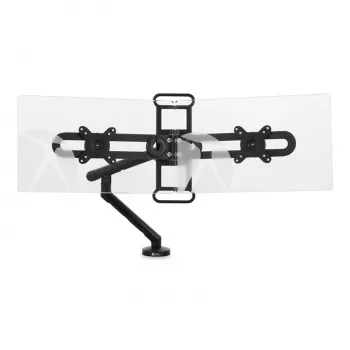 BakkerElkhuizen BE Universal Crossbar, 8 kg, 43.2 cm (17 tolli), 88.9 cm (35 tolli), 100 x 100 mm, kõrguse reguleerimine, must