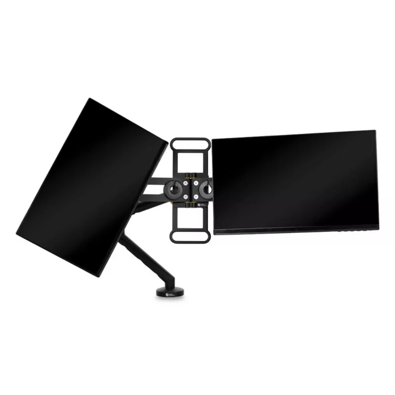 BakkerElkhuizen BE Universal Crossbar, 8 kg, 43.2 cm (17 tolli), 88.9 cm (35 tolli), 100 x 100 mm, kõrguse reguleerimine, must