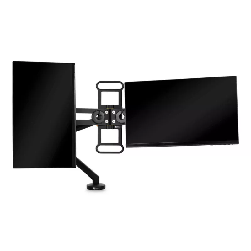 BakkerElkhuizen BE Universal Crossbar, 8 kg, 43.2 cm (17 tolli), 88.9 cm (35 tolli), 100 x 100 mm, kõrguse reguleerimine, must