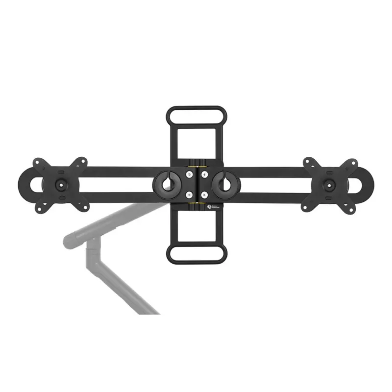 BakkerElkhuizen BE Universal Crossbar, 8 kg, 43.2 cm (17 tolli), 88.9 cm (35 tolli), 100 x 100 mm, kõrguse reguleerimine, must