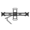 BakkerElkhuizen BE Universal Crossbar, 8 kg, 43.2 cm (17 tolli), 88.9 cm (35 tolli), 100 x 100 mm, kõrguse reguleerimine, must