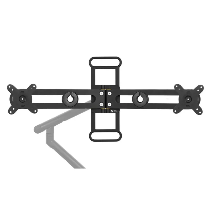 BakkerElkhuizen BE Universal Crossbar, 8 kg, 43.2 cm (17 tolli), 88.9 cm (35 tolli), 100 x 100 mm, kõrguse reguleerimine, must