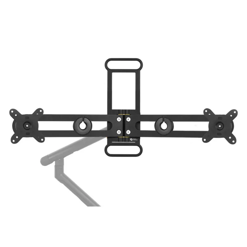 BakkerElkhuizen BE Universal Crossbar, 8 kg, 43.2 cm (17 tolli), 88.9 cm (35 tolli), 100 x 100 mm, kõrguse reguleerimine, must