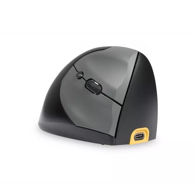 BakkerElkhuizen Handshake hiir Right, paremakäeline, vertikaalne disain, optiline, RF Wireless + Bluetooth + USB USB-C, 6400 DPI, must, hall