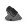 BakkerElkhuizen PRF Pro hiir Vasak, Vasakukäeline, Vertikaalne disain, Optiline, RF juhtmevaba + Bluetooth + USB USB-C, 2400 DPI, Must, Hall