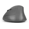 BakkerElkhuizen MidWay hiir vasakukäeline, vasakukäeline, vertikaalne disain, optiline, RF juhtmevaba + Bluetooth + USB USB-C, 2400 DPI, hall, must