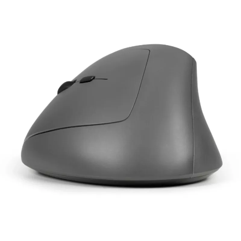 BakkerElkhuizen MidWay hiir vasakukäeline, vasakukäeline, vertikaalne disain, optiline, RF juhtmevaba + Bluetooth + USB USB-C, 2400 DPI, hall, must