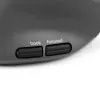 BakkerElkhuizen MidWay hiir vasakukäeline, vasakukäeline, vertikaalne disain, optiline, RF juhtmevaba + Bluetooth + USB USB-C, 2400 DPI, hall, must