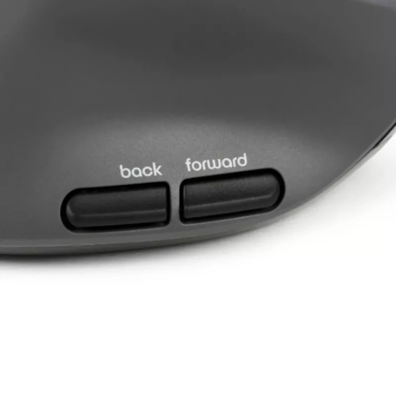 BakkerElkhuizen MidWay hiir vasakukäeline, vasakukäeline, vertikaalne disain, optiline, RF juhtmevaba + Bluetooth + USB USB-C, 2400 DPI, hall, must