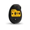 BakkerElkhuizen MidWay hiir Right, paremakäeline, vertikaalne disain, optiline, RF-juhtmevaba + Bluetooth + USB USB-C, 2400 DPI, hall, must