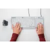 BakkerElkhuizen UltraBoard 955 V2 Numeric, USB, 22, Sülearvuti/PC, 1,5 m, Tumehall, Helehall