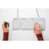 BakkerElkhuizen UltraBoard 955 V2 Numeric, USB, 22, Sülearvuti/PC, 1,5 m, Tumehall, Helehall