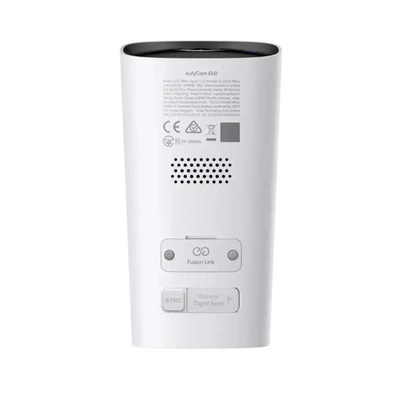 IP-kuul-turvakaamera Anker Eufy eufyCam E40 2-Cam Kit koos HomeBase S280-ga, välistingimustesse, 2688×1520 px, 130° vaateväli, seinale paigaldatav