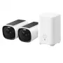 IP-kuul-turvakaamera Anker Eufy eufyCam E40 2-Cam Kit koos HomeBase S280-ga, välistingimustesse, 2688×1520 px, 130° vaateväli, seinale paigaldatav