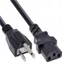 Toitekaabel InLine B-16658J, 1,8 m, toitepistik tüüp B IEC C13-le, must