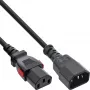 InLine 16933L toitekaabel Must 3 m IEC C13 IEC C14
