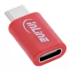Kaabli soovahetaja InLine 31650 — USB-C USB-C-le, punane, 0,003 kg