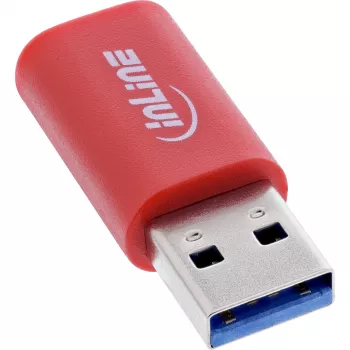 InLine 31652 soomuundur USB-A USB-C punane