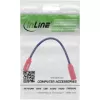 InLine USB-C soovahetuse adapter 31654, USB-C - USB-C, 0,2 m, punane