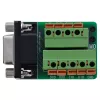 InLine 92501A juhtmepistik Klemmplokk / D-Sub 9 Must, Roheline